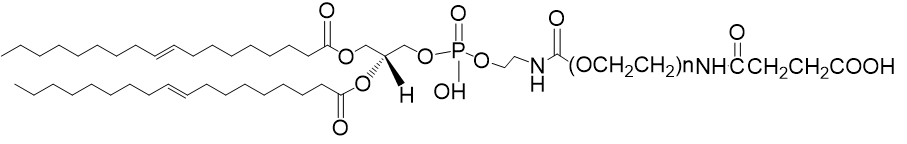 DOPE-PEG-COOH, DOPE-PEG Carboxylic Acid, MW 3,400