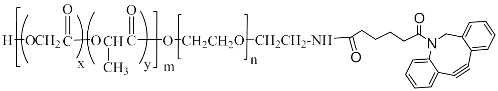 PLGA-PEG-DBCO, PEG MW 5,000 & PLGA MW 20,000