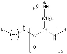 Poly(L-lysine hydrobromide) Azide (N3-PLL HBr250), MW 52,000