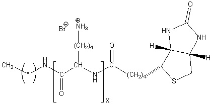 Poly(L-lysine hydrobromide) Biotin (BT-PLL HBr250), MW 53,000