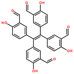 3,3′,3”,3”’-(1,2-ethenediylidene)tetrakis[6-hydroxy-benzaldehyde