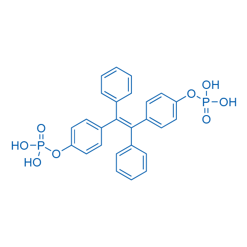 (1,2-Diphenylethene-1,2-diyl)bis(4,1-phenylene) bis(dihydrogen phosphate)