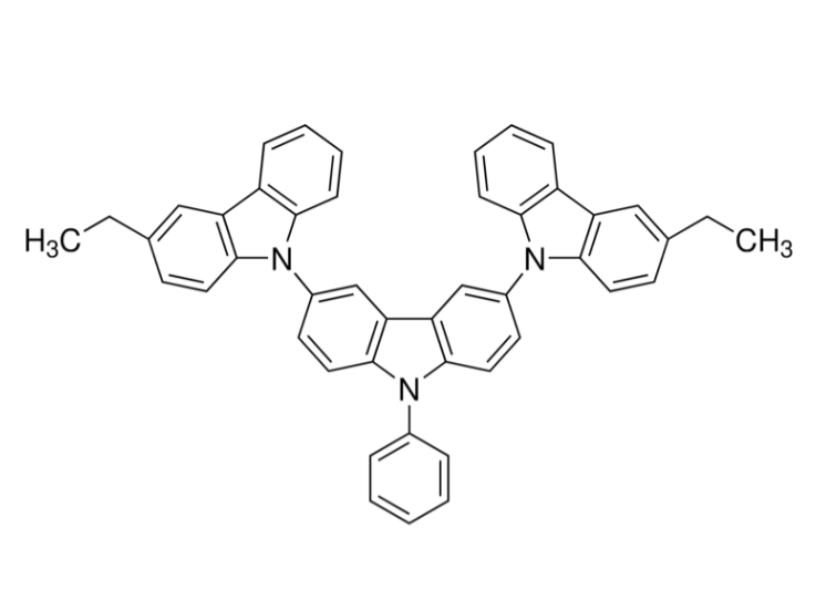 3,6-Bis(3-ethyl-N-carbazolyl)-N-phenylcarbazole