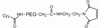 Cy3-PEG-Maleimide, Cy3-PEG-MAL, MW 10,000