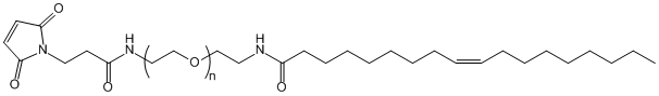 MAL-PEG-OLA, Maleimide-PEG-Oleic Acid, MW 5,000