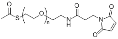 Acetylthio-PEG-Maleimide, Acetylthio-PEG-MAL, MW 5,000