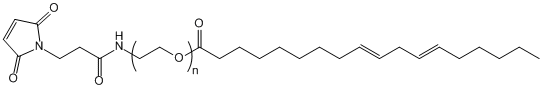 LNA-PEG-MAL, Linoleic Acid-PEG-Maleimide, MW 10,000