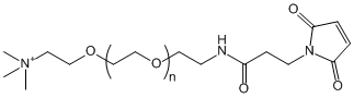 N+Me3-PEG-NH-MAL, N+Me3-PEG-NH-Maleimide, MW 2,000