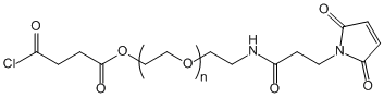 COCl-PEG-NH-MAL, COCl-PEG-NH-Maleimide, MW 2,000