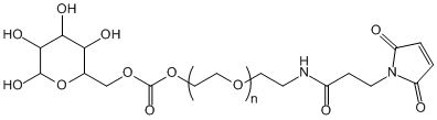 Glucose-PEG-NH-MAL, Glucose-PEG-NH-Maleimide, MW 1,000