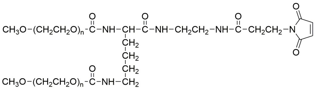 2-Arm PEG-MAL, 2-Arm PEG-Maleimide, MW 5,000