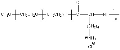 Methoxy-poly(ethylene glycol)-block-poly(L-lysine hydrochloride) (mPEG1k-b-PLL HCL200)