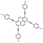 4, 4′, 4”, 4”’- (1, 3, 6, 8- pyren etetrayltetra-2,1-ethynediyl)tetrakis-Benzenamine