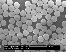 Monodisperse Polystyrene-Co-Divinylbenzene Microspheres-Sulfo, APS 1um