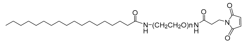 Stearic Acid-PEG-Maleimide, Stearic Acid-PEG-MAL, MW 5,000