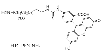 FITC-PEG-NH2, Fluorescein-PEG-Amine, MW 2,000