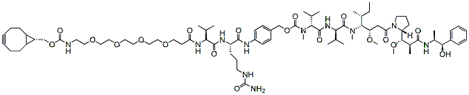 endo-BCN-PEG4-Val-Cit-PAB-MMAE