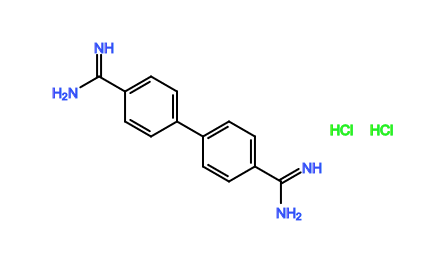 [1,1′-biphenyl]-4,4′-bis(carboximidamide) dihydrochloride