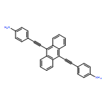 Benzenamine, 4,4′-(9,10-anthracenediyldi-2,1-ethynediyl)bis-