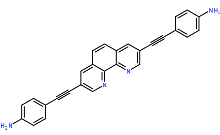 4,4′-((1,10-phenanthroline-3,8-diyl)bis(ethyne-2,1-diyl))dianiline