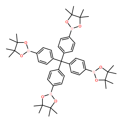 Tetra (4-pinacyl phenyl) methane