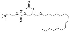 2-Acetyl-1-O-hexadecyl-3-phosphatidylcholine (PAF) | CAS 77286-68-1