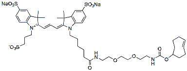 Sulfo-Cy3-PEG2-TCO