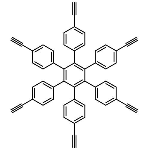 1,1′:2′,1”-Terphenyl, 4,4”-diethynyl-3′,4′,5′,6′-tetrakis(4-ethynylphenyl)-