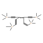 Silane, 1,1′-[3,4-bis[2-(trimethylsilyl)ethynyl]-3-hexene-2,5-diyne-1,6-diyl]bis[1,1,1-trimethyl-