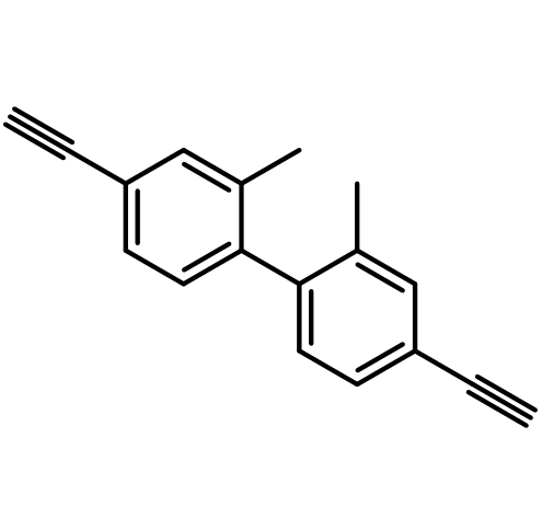 1,​1′-​Biphenyl, 4,​4′-​diethynyl-​2,​2′-​dimethyl- | CAS 1788872-95-6