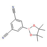 5-(4,4,5,5-Tetramethyl-1,3,2-dioxaborolan-2-yl)isophthalonitrile | CAS 863868-34-2