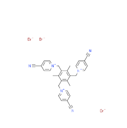 1,1′,1”-((2,4,6-trimethylbenzene-1,3,5-triyl)tris(methylene))tris(4-cyanopyridin-1-ium) bromide | CAS 247095-17-6