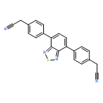 2,2′-(benzo[c][1,2,5]thiadiazole-4,7-diylbis(4,1-phenylene))diacetonitrile | CAS 2512845-03-1