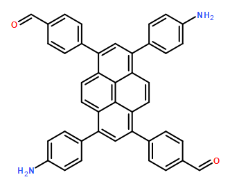 1,6-bis(4-formylphenyl)-3,8-bis(4-aminophenyl)pyrene | CAS 2375652-84-7