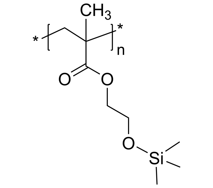 Poly(trimethylsiloxy-2-ethyl methacrylate), Mn 35,000