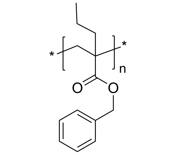 Poly(benzyl α-propylacrylate), Mn 9,000, Mw/Mn 1.6