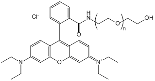 Rhodamine B-PEG-hydroxyl, MW 5,000