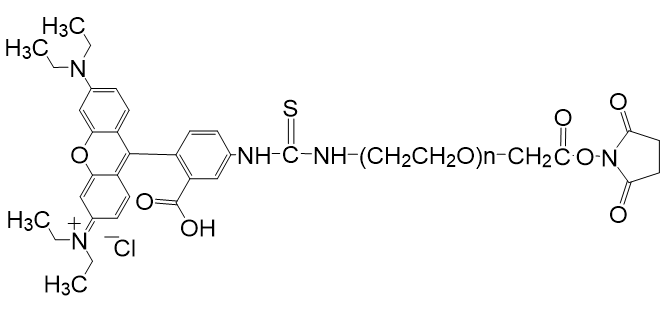 Rhodamine-PEG-NHS, MW 20,000