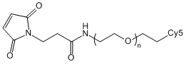 Cy5-PEG-MAL, Cy5-PEG-Maleimide, MW 20,000