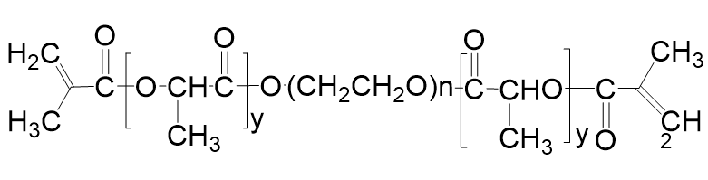 PDLLA-PEG-PDLLA Dimethacrylate, PEG MW 3,000