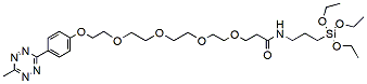 Methyltetrazine-PEG5-triethoxysilane | CAS 2353410-01-0