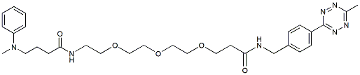 N-Methylaniline-PEG3-methyltetrazine