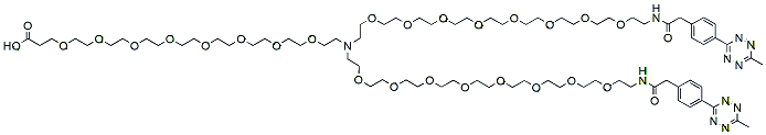N-bis(Methyltetrazine-PEG8)-N-(PEG8-acid)