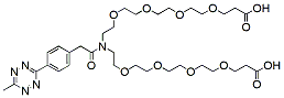 Methyltetrazine-amido-N-bis(PEG4-acid) | CAS 2639395-39-2