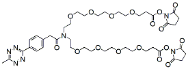 Methyltetrazine-amido-N-bis(PEG4-NHS ester)