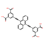 5,​5′-​(9,​10-​anthracenediyldi-​2,​1-​ethynediyl)​bis-isophthalic acid | CAS 1337923-87-1