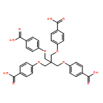tetrakis(4-​carboxyphenoxymethyl)​methane | CAS 245551-35-3