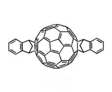 Di[1,​4]​methanonaphtho[2′,​3′:1,​2;2”,​3”:56,​60]​[5,​6]​fullerene-​C60-​Ih, 1′,​1”,​4′,​4”-​tetrahydro- | CAS 1207461-57-1