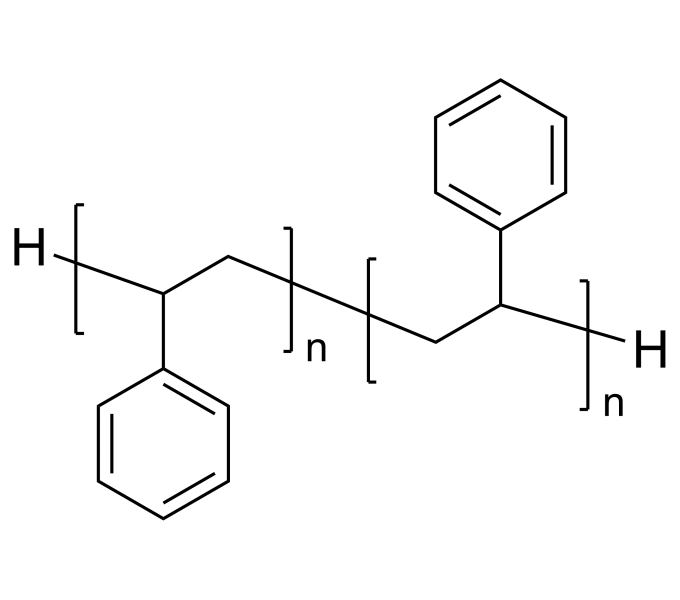 Poly(styrene), α,ω-bis-hydrogen-terminated, Mn 611,000 | CAS 9003-53-6