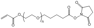 AC-PEG-SVA, Acrylate-PEG-Succinimidyl Valerate, MW 20,000